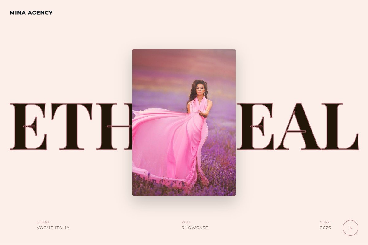 Parallax Typography Reveal